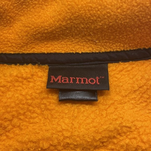 Marmot Fleece Jacket - Size MD - Orange & Black - Full Zip - Picture 4 of 12